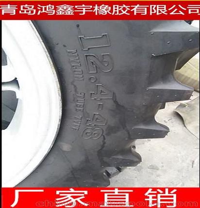 轮胎12.4 48中耕机窄轮胎大人字轮胎型号齐全批发零售