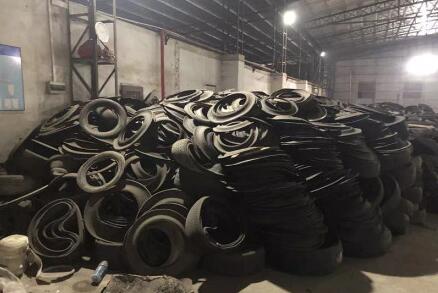 广东惠州一家轮胎处理工厂被查